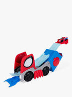 Jazwares Marvel Spidey and His Amazing Friends – Web Spinner Hauler 8-Inch 3-in-1 Transforming Vehicle