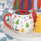 Nostalgic Christmas Print Mug and Socks Set