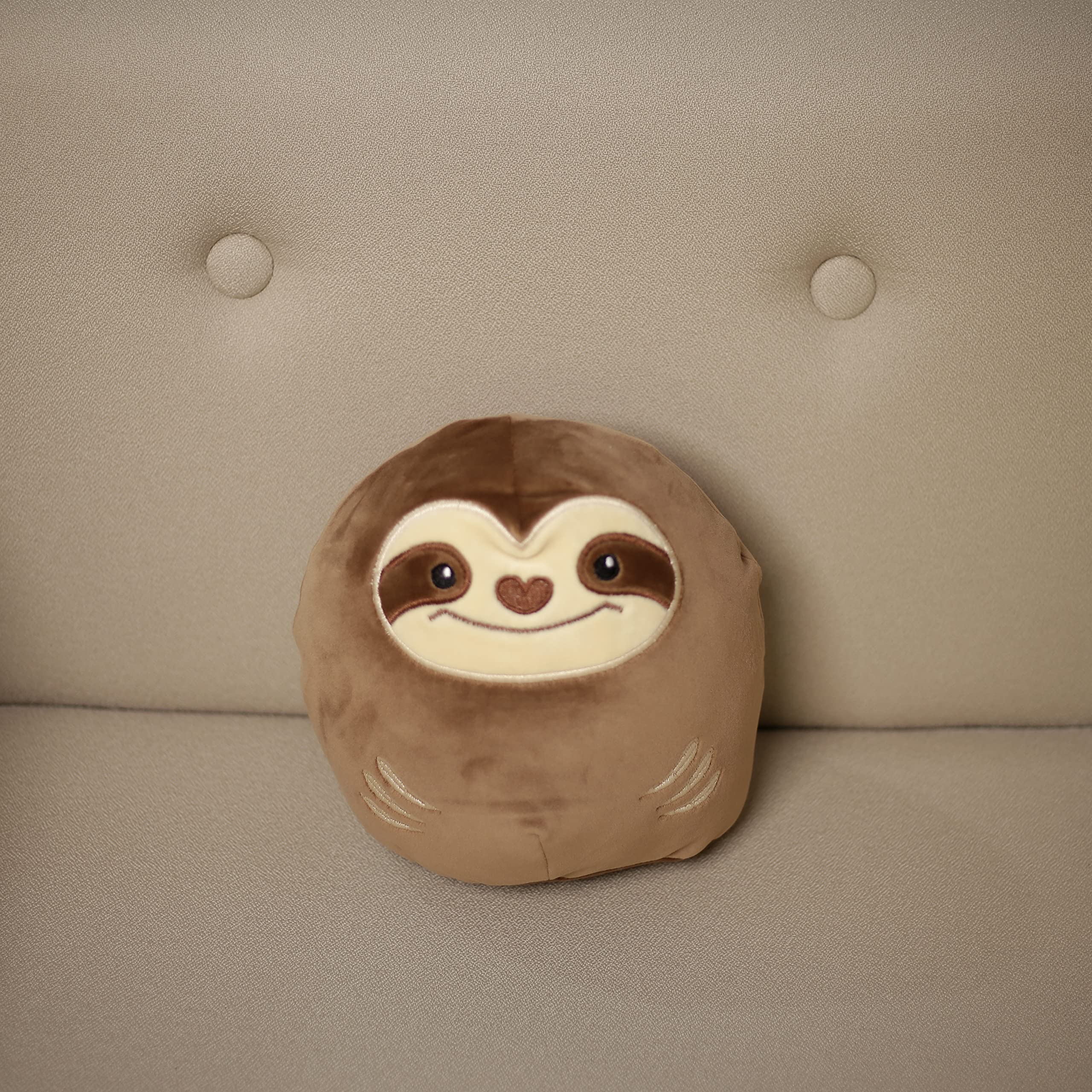 Puckator Adoramals Cuddlies Plush Sloth Cushion Puckator