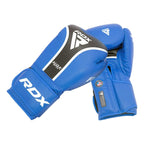 RDX Aura Plus T-17 Boxing Gloves Red, Blue, Gold RDX