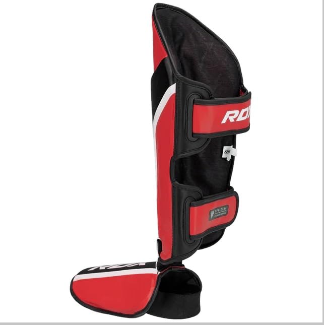 RDX Shin Instep Aura Plus T-17 Red/Black-XL RDX