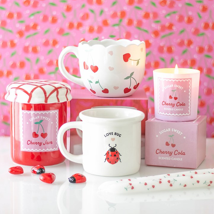 Love Bug Ceramic Mug with 3D Ladybird – 360ml