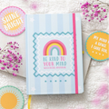Be Kind to Your Mind A5 Wellness Journal with Citrine Pen