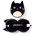 Relaxeazzz Feline Fine Lucky Cat Round Plush Travel Pillow & Eye Mask Puckator