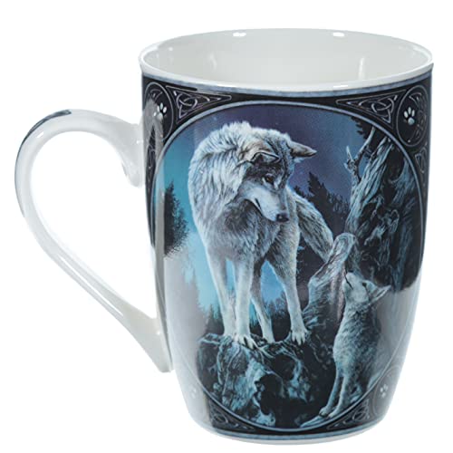 Puckator Lisa Parker Guidance Wolf Design Porcelain Mug Puckator