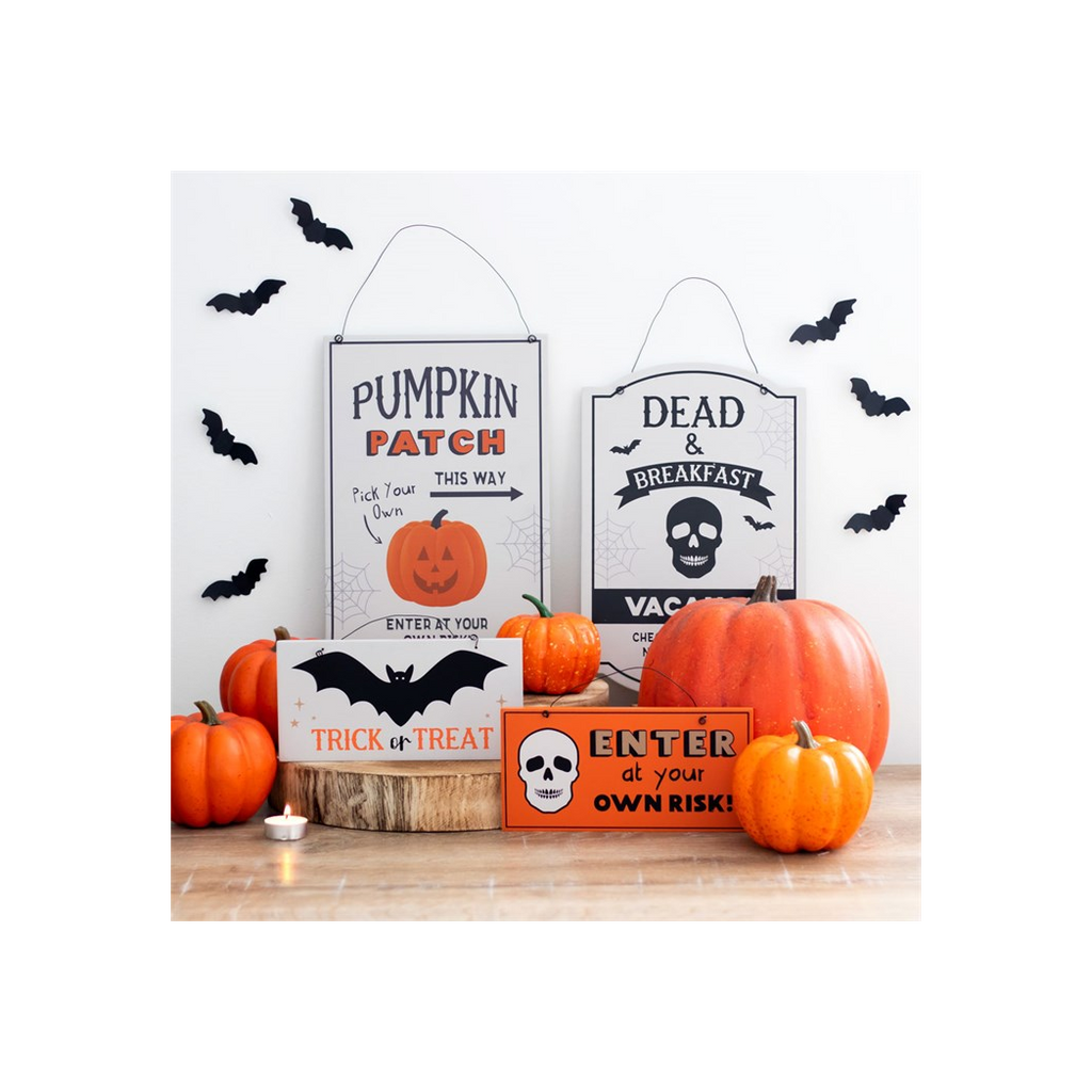 Pumpkin Patch Hanging Sign 30cm