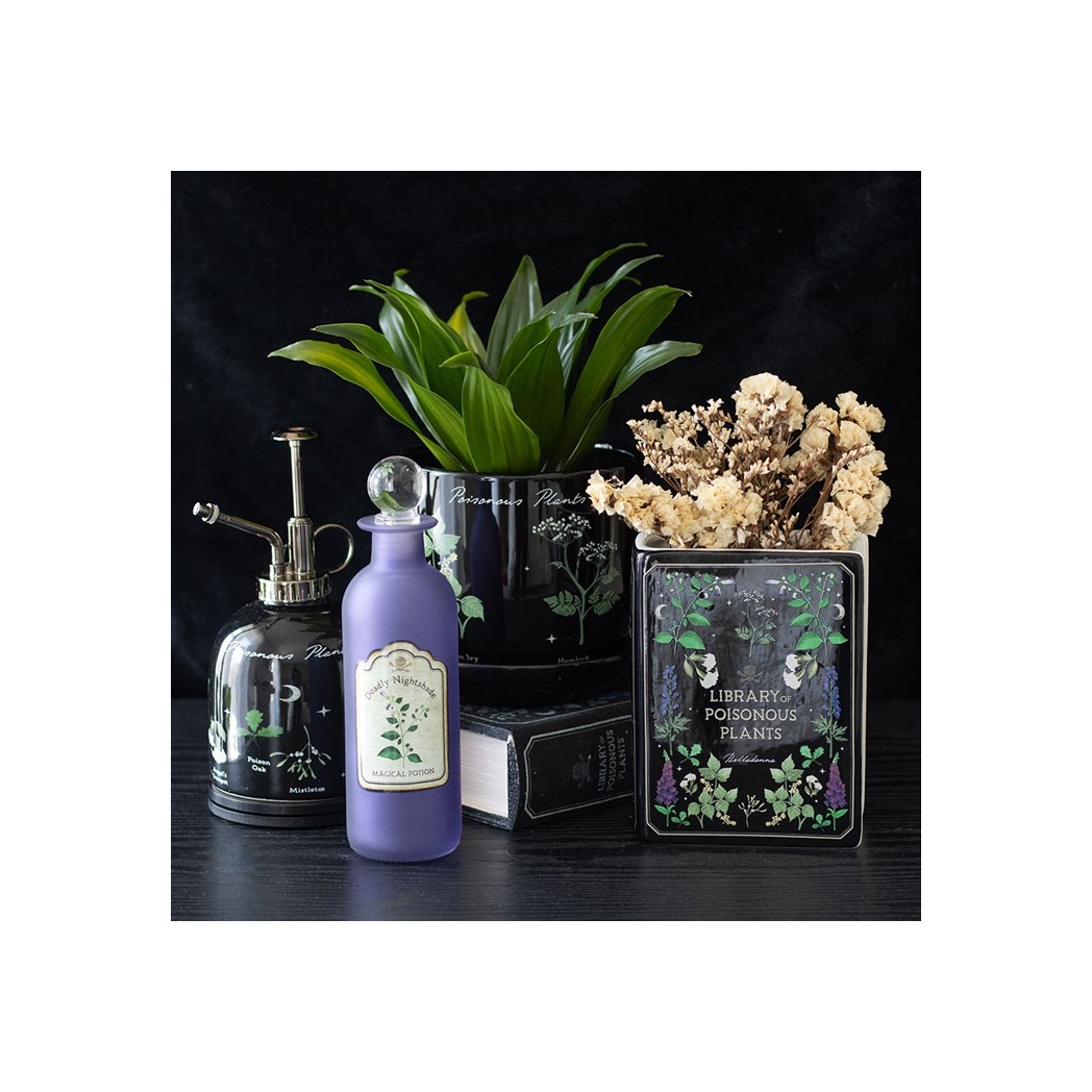 Poisonous Plants Book Shaped Vase