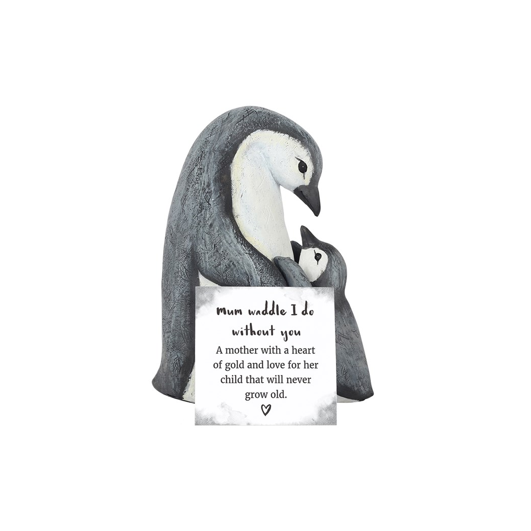 Mum Waddle I Do Without You Penguin Ornament