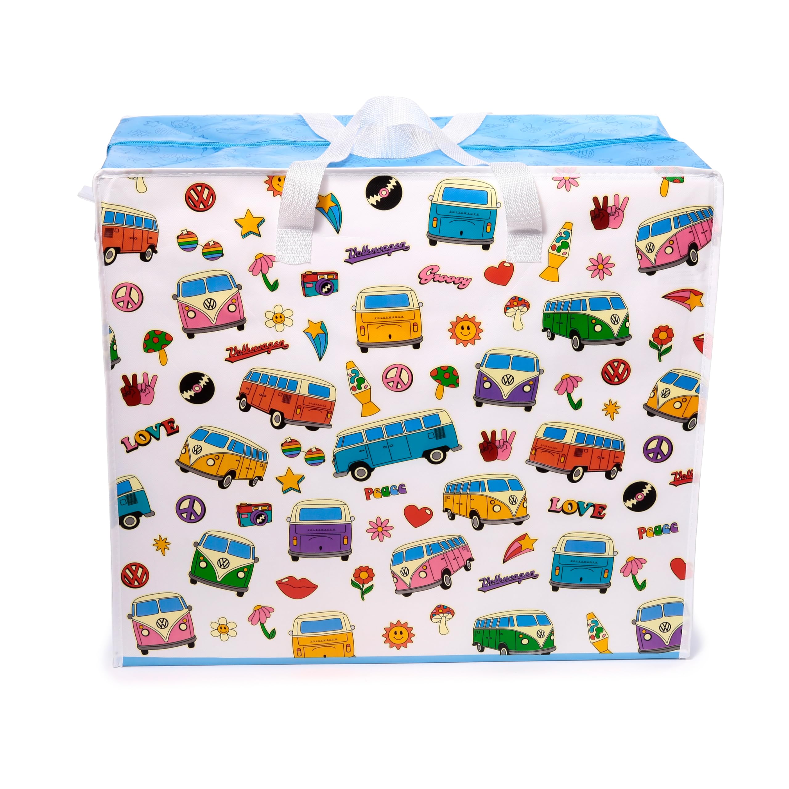 Puckator Volkswagen VW T1 Camper Bus Retro Zip Up Laundry Storage Bag Puckator