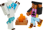 Mattel Minecraft Game, Creator Series Action Figures and Accessories, Camp Enderwood Steve and Mob Figures Mattel