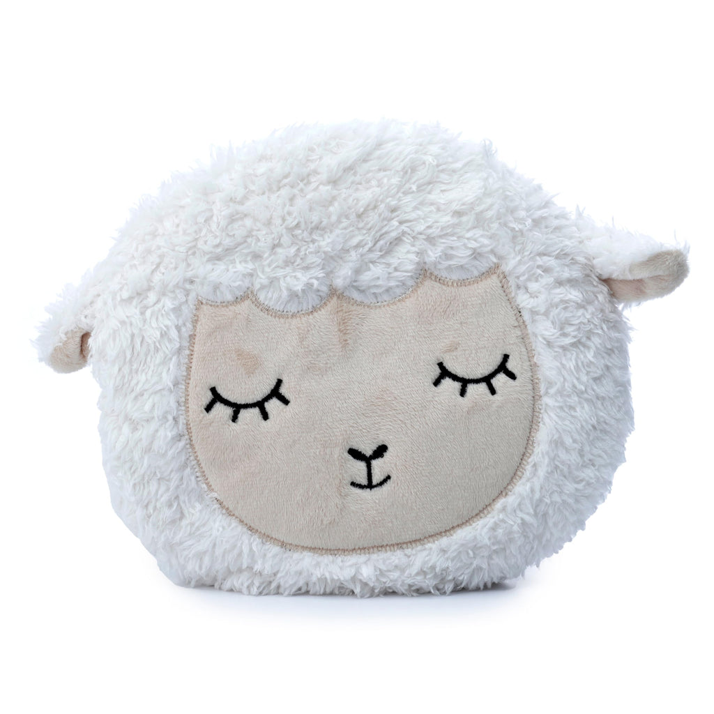 Puckator Adoramals Farm Sleepy Sheep Round Microwavable Plush Wheat & Lavender Heat Pack Puckator