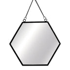 Sass & Belle Jet Black Hexagon Mirror Sass & Belle