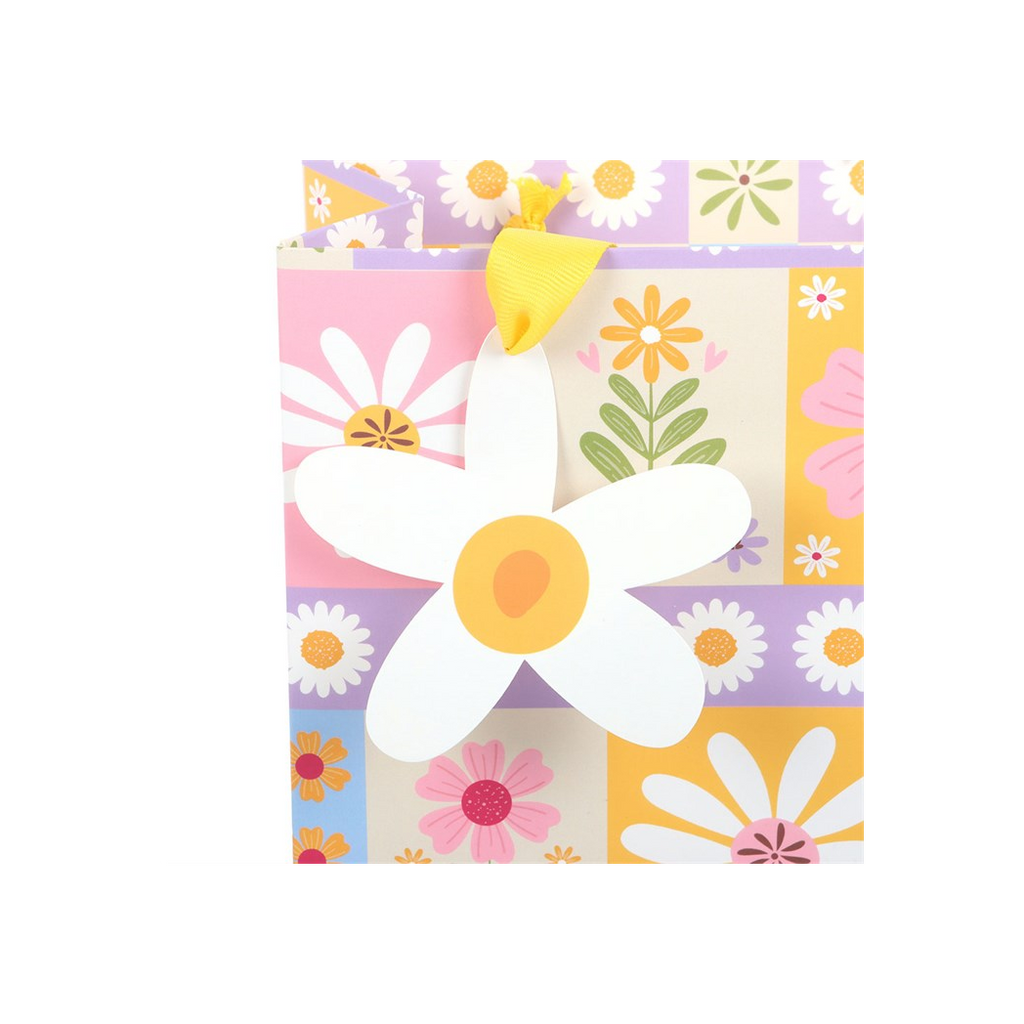 Floral Patchwork Print Gift Bag