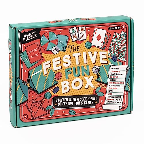 Professor Puzzle Festive Fun Box Party Game Multipack Professor PUZZLE