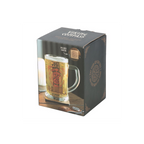 Viking Compass Glass Beer Tankard with Coaster