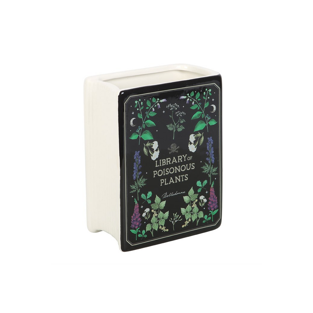 Poisonous Plants Book Shaped Vase