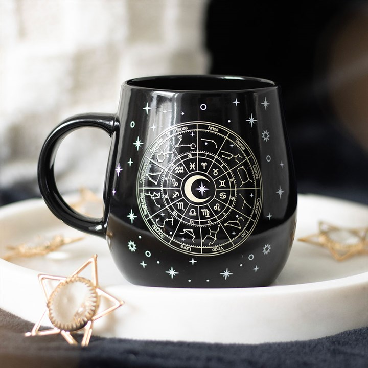 Astrology Wheel Heat-Changing Ceramic Mug – 500ml