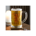 Viking Compass Glass Beer Tankard with Coaster