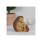 Happy Hoglet Mother and Baby Hedgehog Ornament