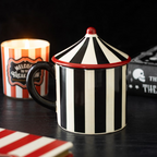 Black Striped Circus Tent Mug