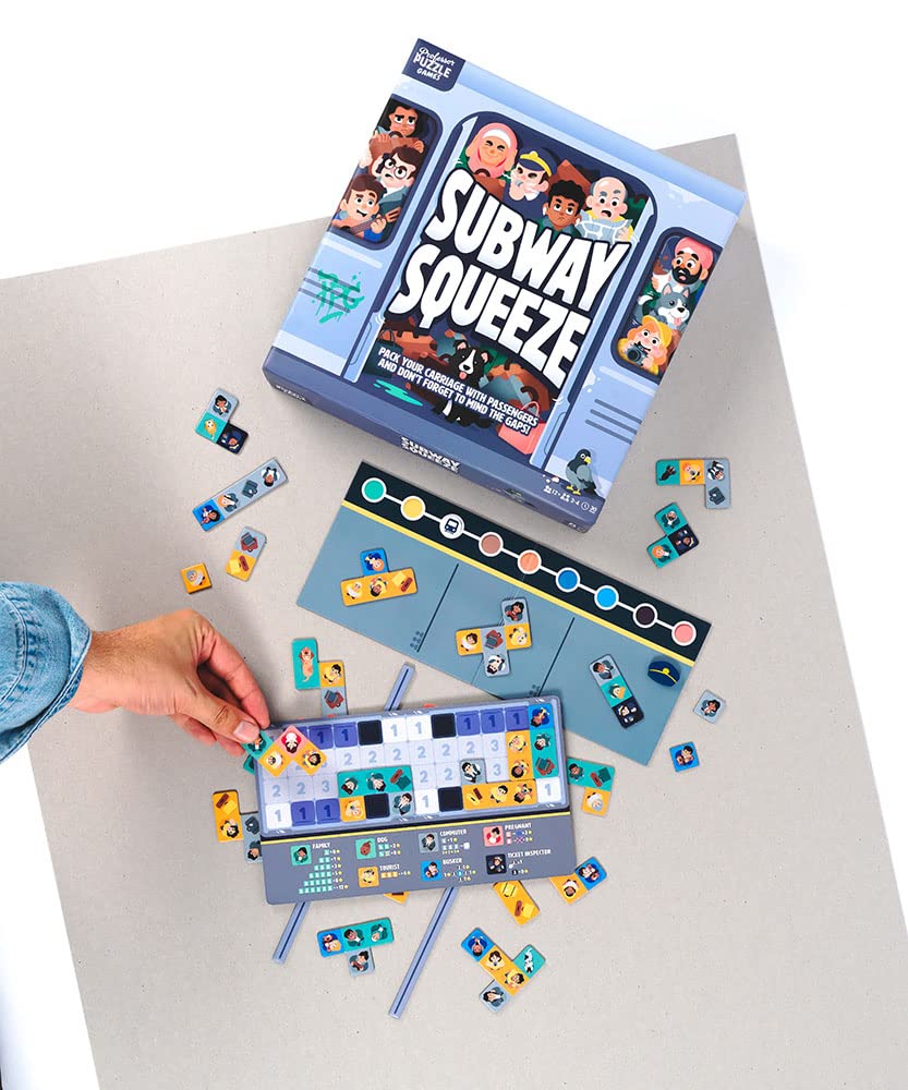 Professor Puzzle Subway Squeeze Board Game Professor PUZZLE