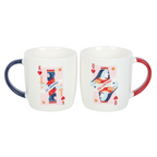 Her Ladyship & His Lordship Playing Card Mug Set – 2 × 350ml