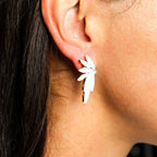Pearl - Vintage Glass - Fairies - Earrings