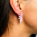 Soft Pink - Vintage Glass - Fairies - Earrings