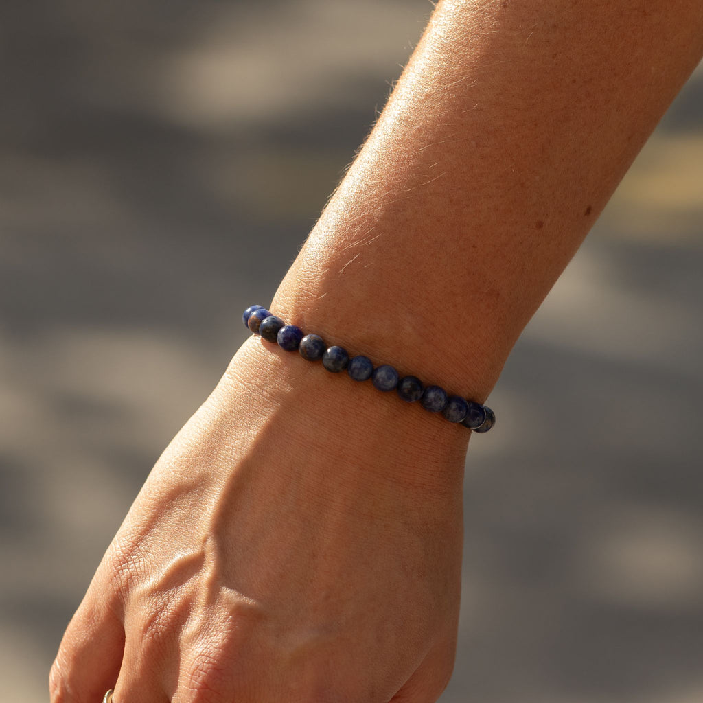 Sodalite Petite Power Bracelet – 17cm, 6mm Beads
