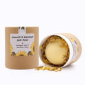 Sunflower Serenity- Chamomile & Grapefruit Bath Bomb with Himalayan Salt + Sunflower Petals
