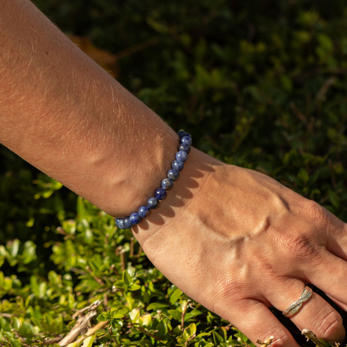 Sodalite Petite Power Bracelet – 17cm, 6mm Beads