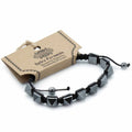 Magnetic Hematite Shamballa Bracelet – Spiky Pyramids