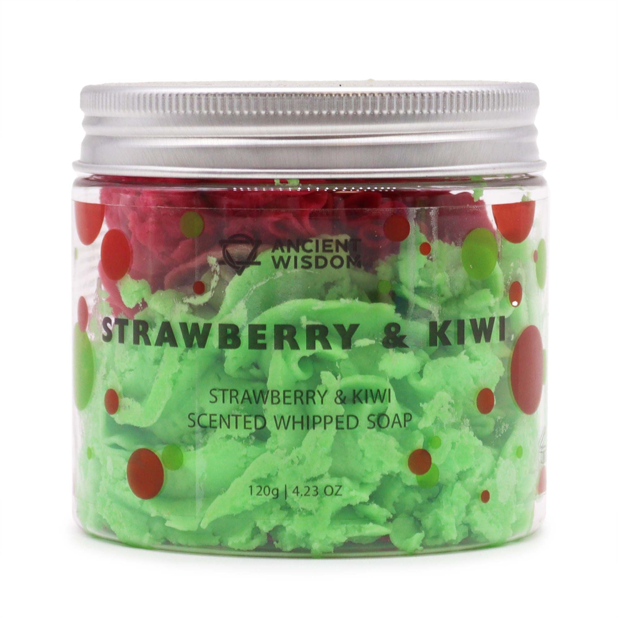 Strawberry & Kiwi Whipped Soap 120g AW-Dropship