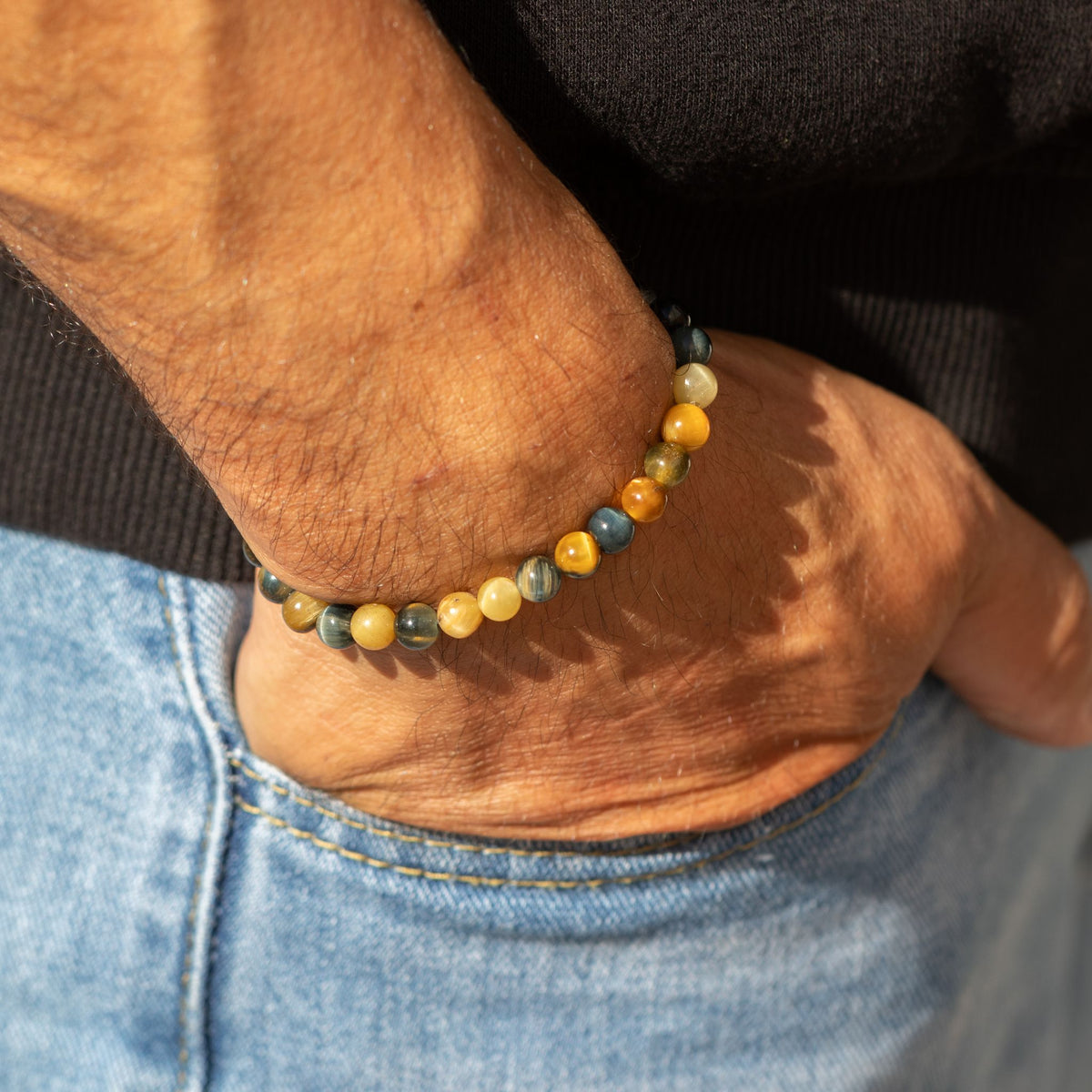 Dream Tigereye Petite Power Bracelet – 17cm, 6mm Beads