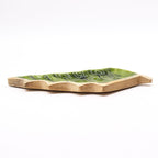 Lost in the Forrest -  Enamel Leaf Wooden Bowl - 33x17cm AW-Dropship