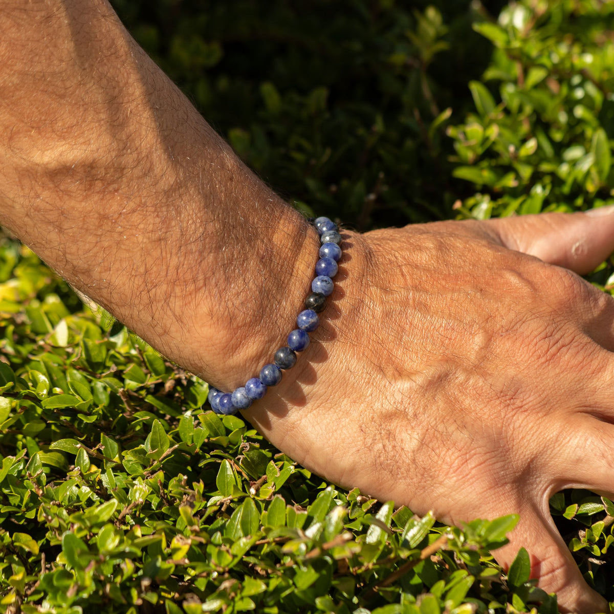 Sodalite Petite Power Bracelet – 17cm, 6mm Beads