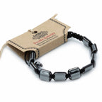 Magnetic Hematite Shamballa Bracelet – Double Cuboids
