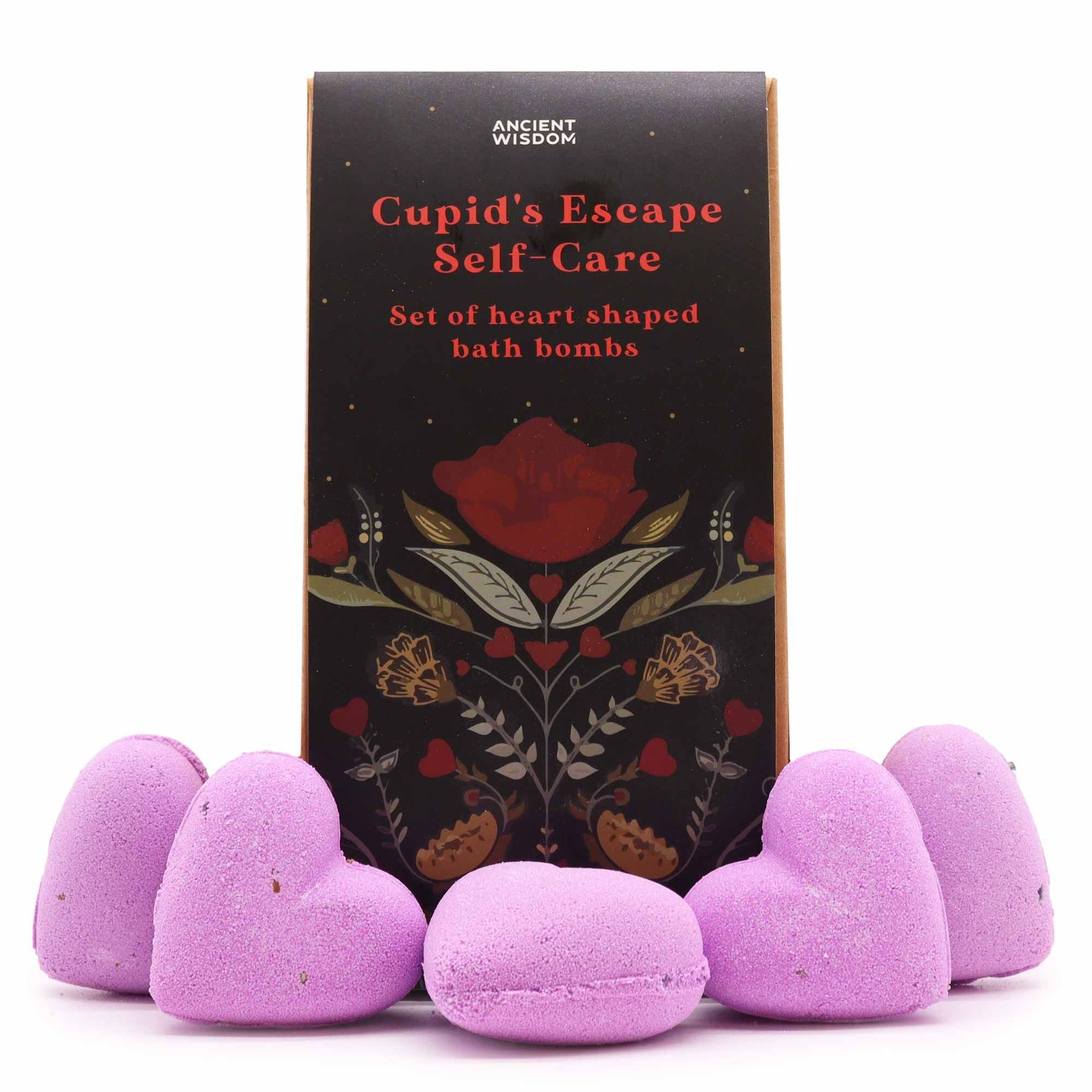 Cupid's Escape Self Care Bath Heart Gift Set