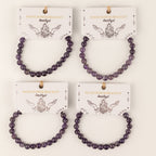 Amethyst Petite Power Bracelet – 17cm, 6mm Beads