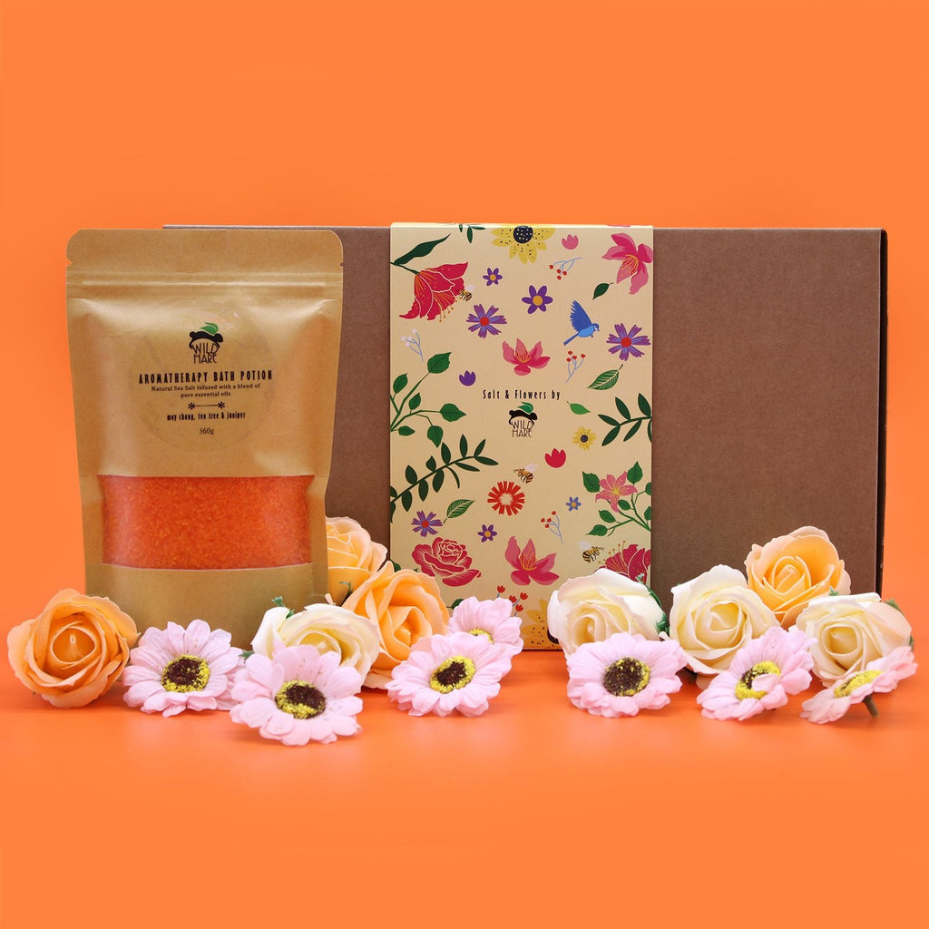 Wild Hare Salt Soak Set - Total Detox AW-Dropship