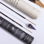 Ancient Witch Seduction Spell Incense & Amethyst Pendulum Set