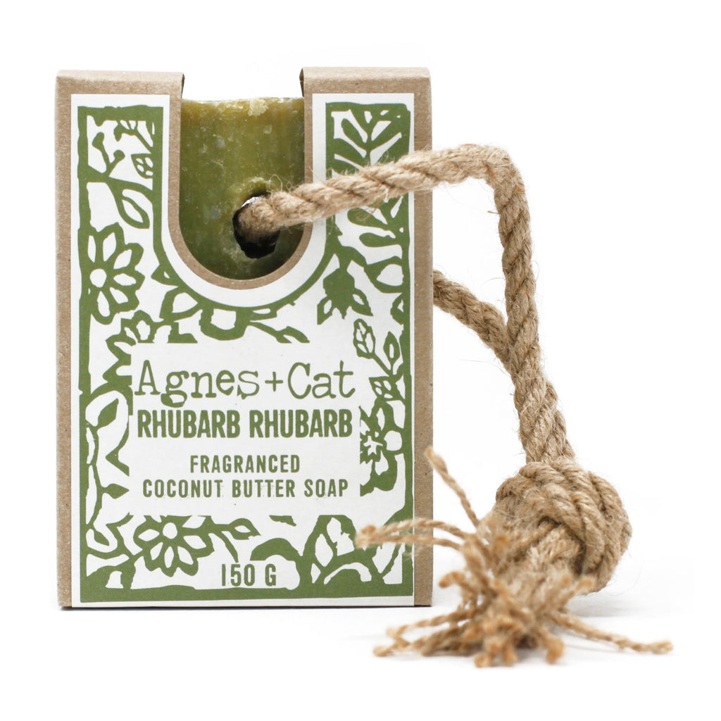 Agnes + Cat Soap On A Rope - Rhubarb Rhubarb