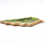 Lost in the Forrest -  Enamel Leaf Wooden Bowl - 33x17cm AW-Dropship