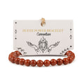 Carnelian Petite Power Bracelet – 17cm, 6mm Beads