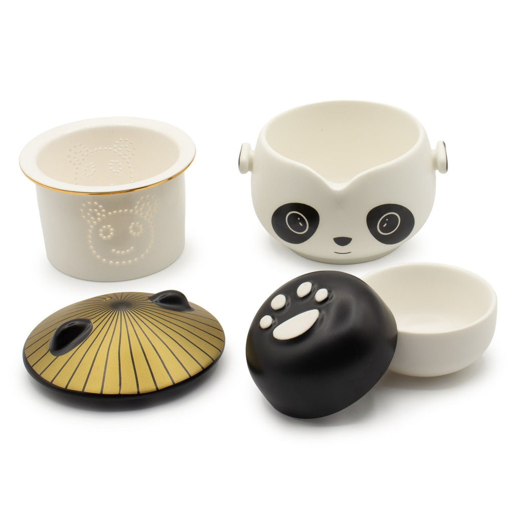 Kung Fu Panda Teapot Set Two Cups Travel Pack
