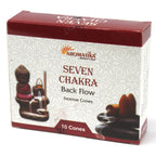 Aromatica Backflow Incense Cones Collection - Lavender, Palo Santo & 7 Chakras