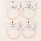 Rose Quartz Petite Power Bracelet – 17cm, 6mm Beads