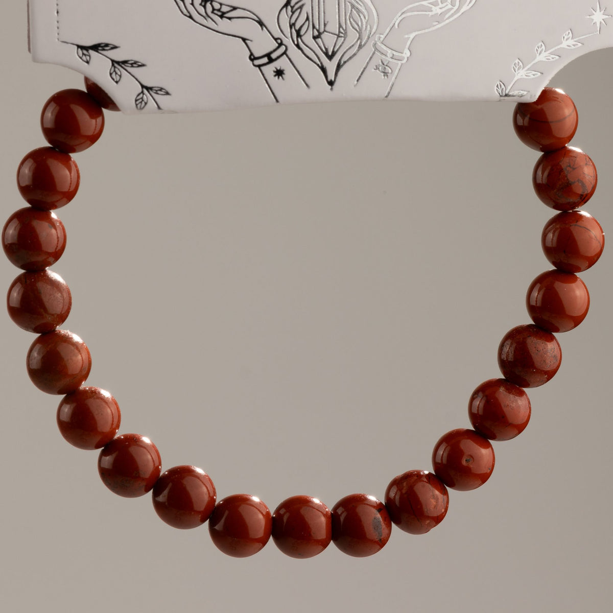 Carnelian Petite Power Bracelet – 17cm, 6mm Beads