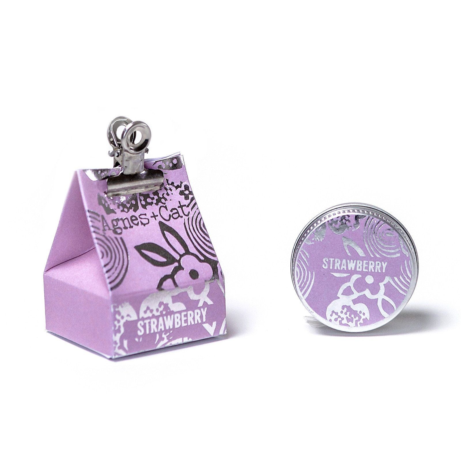 Agnes + Cat Lip Balm - Strawberry