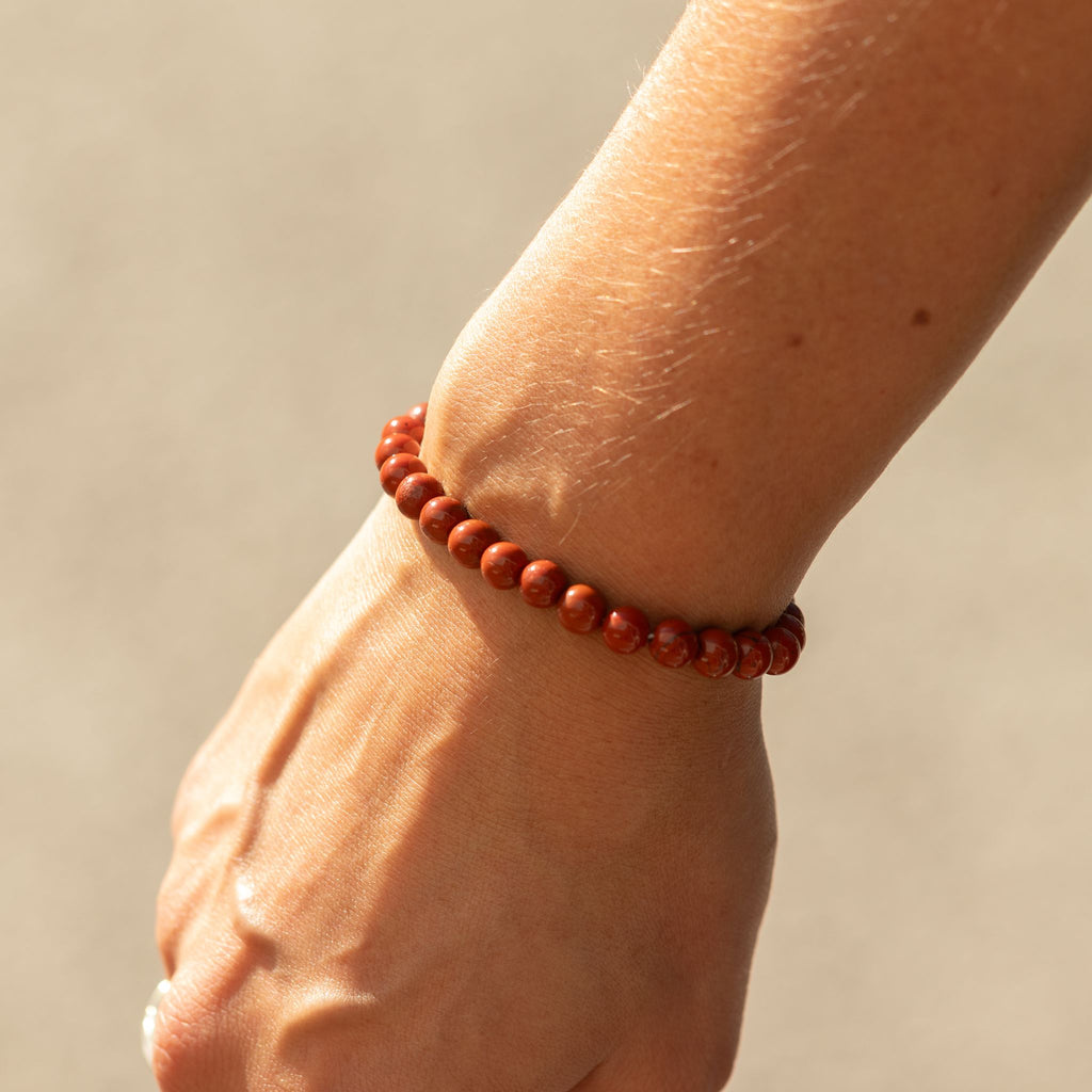 Carnelian Petite Power Bracelet – 17cm, 6mm Beads